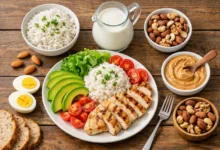 نظام غذائي لزيادة الوزن يحتوي على وجبة متكاملة عالية السعرات