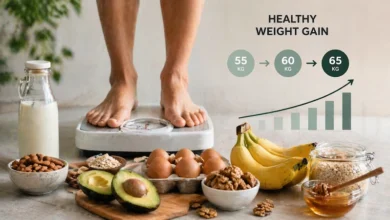 دواء طبيعي لزيادة الوزن باستخدام الحليب والموز والمكسرات