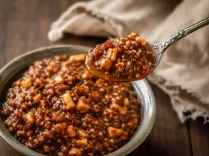 
كوب من مشروب الحلبة بالحليب والعسل مع بذور الحلبة والعسل الطبيعي